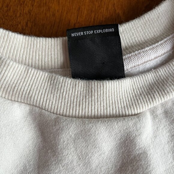 The North Face ivory white sweatshirt S - Picture 8 of 8